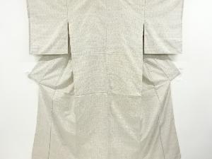 アンティーク　亀甲絣織り出し手織り紬着物